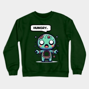 Cute Hungry Zombie Crewneck Sweatshirt